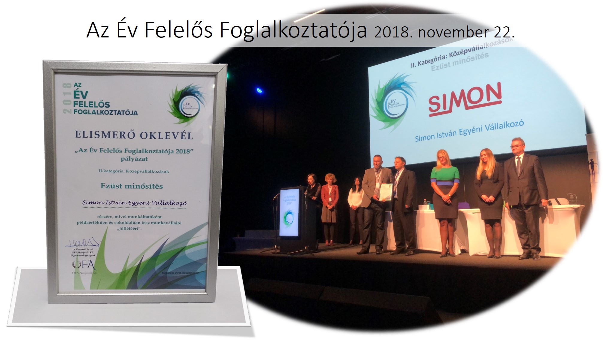 Az év felelős Foglalkoztatója 2018