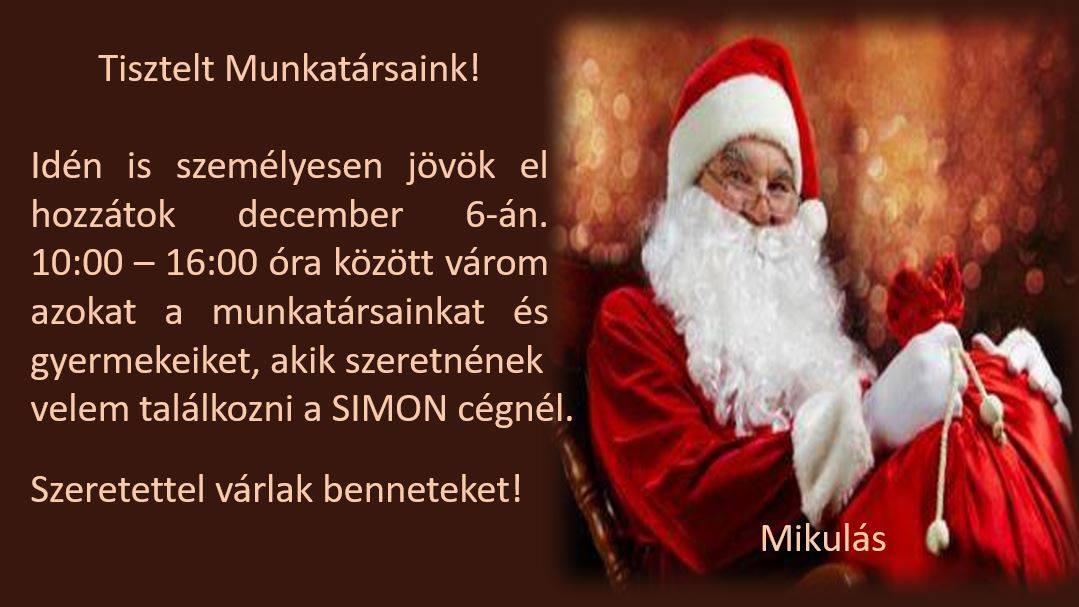 Mikulás látogatás 2019. december 06.