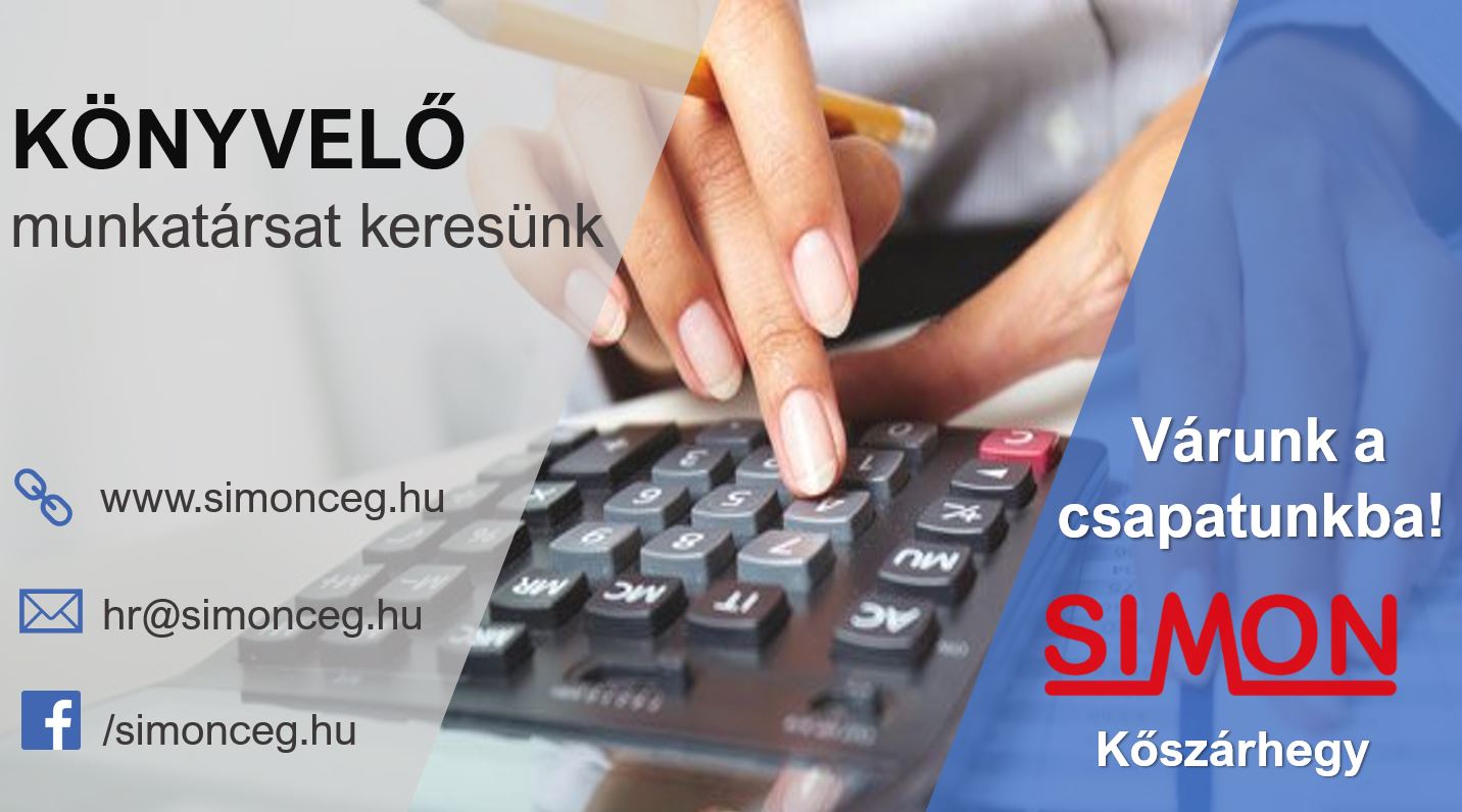 Illusztráció az alábbi tartalomhoz: Álláshirdetés - KÖNYVELŐ Illusztráció az alábbi tartalomhoz: Álláshirdetés - KÖNYVELŐ