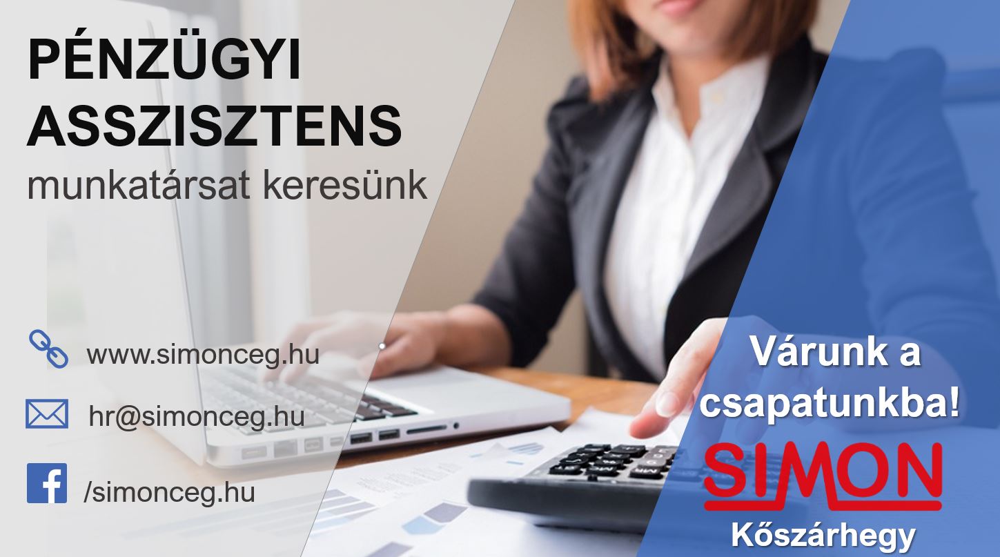 Illusztráció az alábbi tartalomhoz: Álláshirdetés - PÉNZÜGYI ASSZISZTENS Illusztráció az alábbi tartalomhoz: Álláshirdetés - PÉNZÜGYI ASSZISZTENS