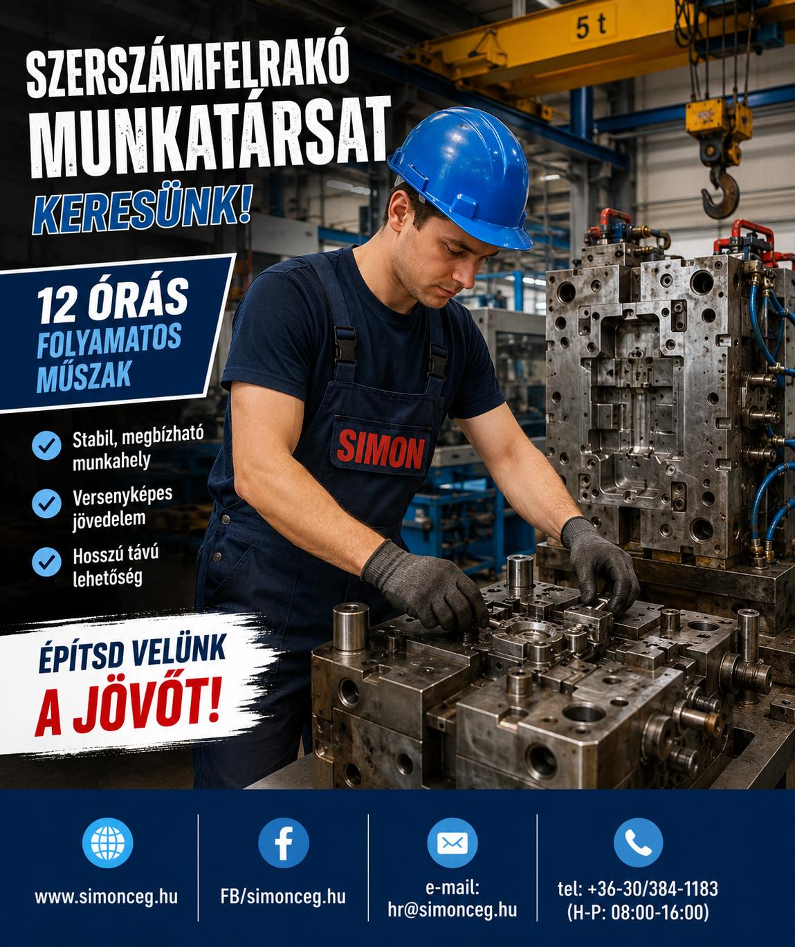 Illusztráció az alábbi tartalomhoz: Álláshirdetés - SZERSZÁMFELRAKÓ